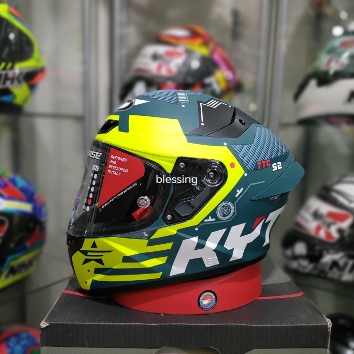 KYT TTC FUSELAGE MATT YELOW