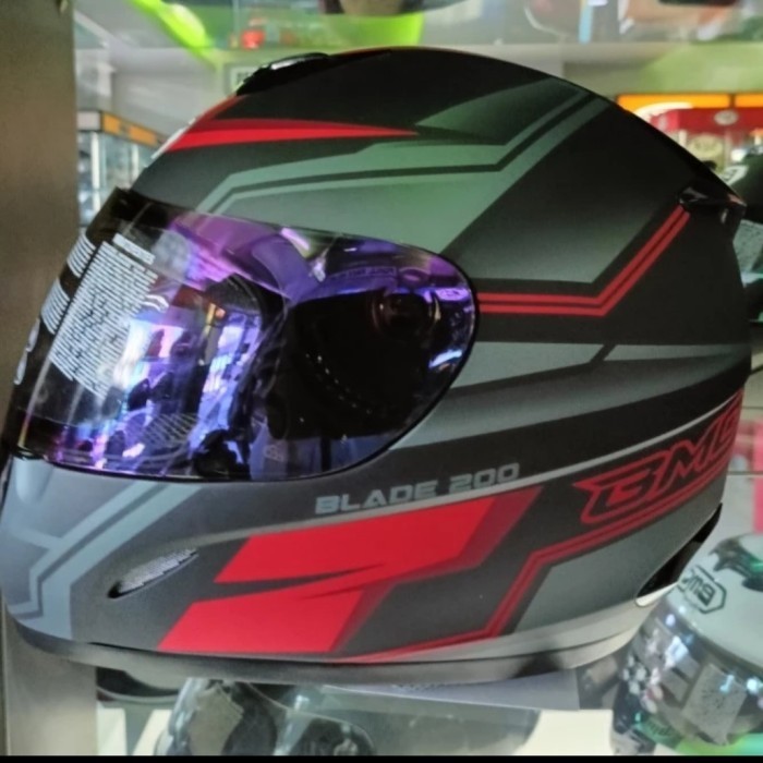 HELM FULL FACE BMC BLADE BLACK DOFF READ