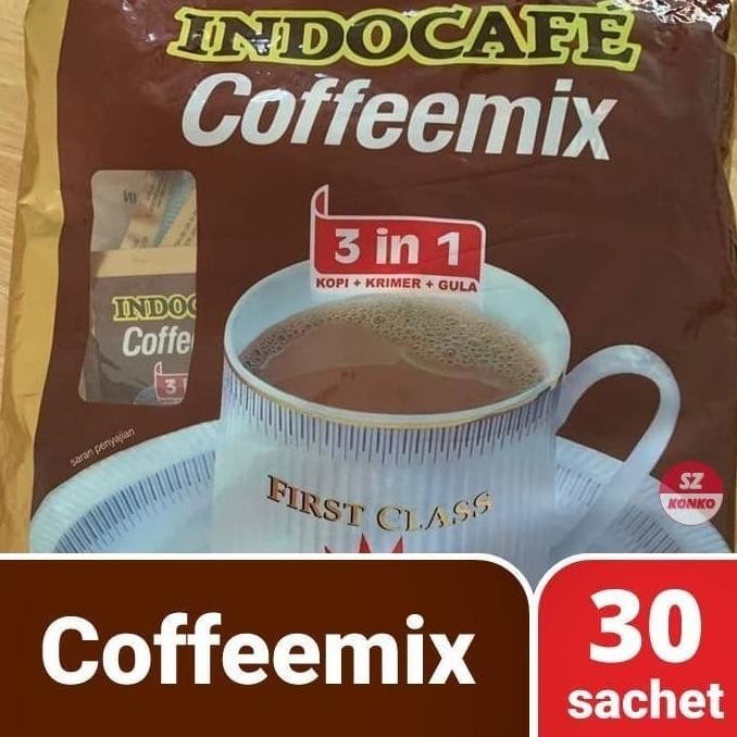

Kopi Indocafe Coffeemix 3-in-1 (isi 30 sachet x 20gr) / PROMO / DISKON