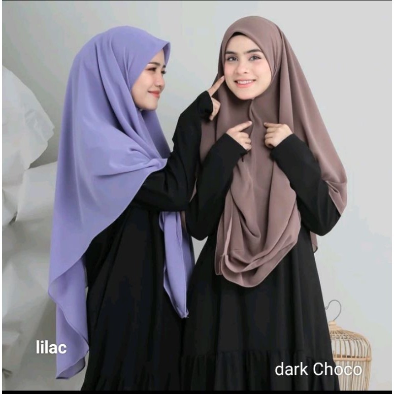 COD Malaysia Khimar instan non cadar/tudung labuh instan Malaysia syar'i