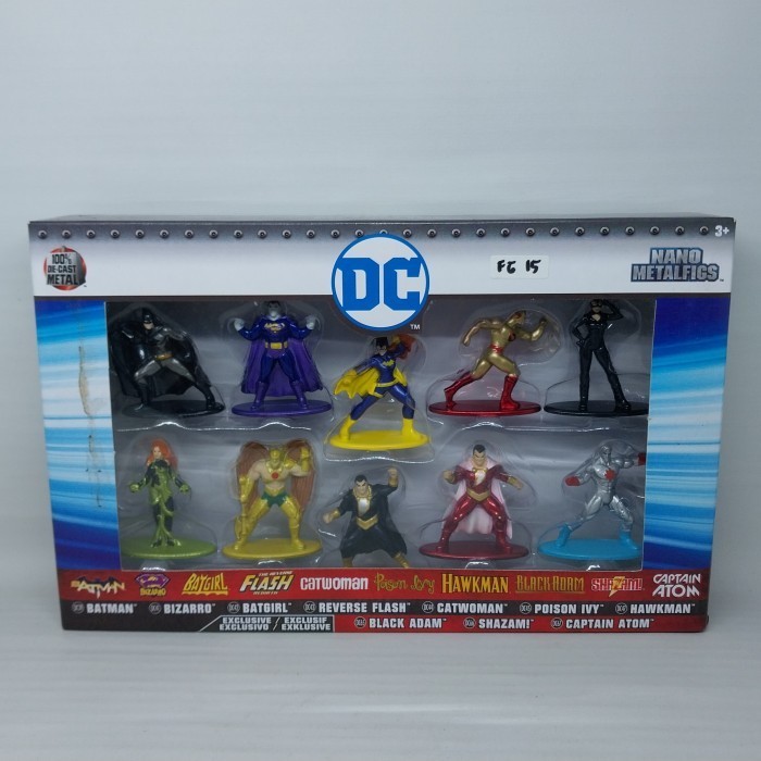 Ready Jada Toys Nano Metal Figs DC Comics 1 Pack 10 Diecasts