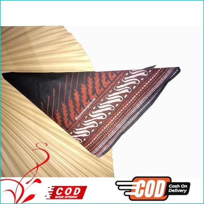 IKET UDENG KEPALA SEGITIGA MOTIF BATIK JARANAN