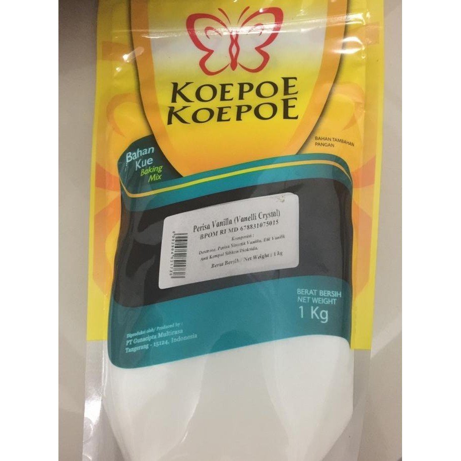 

Perisa Vanilla Vanelli Crystal Koepoe Koepoe Vanila 1 Kg