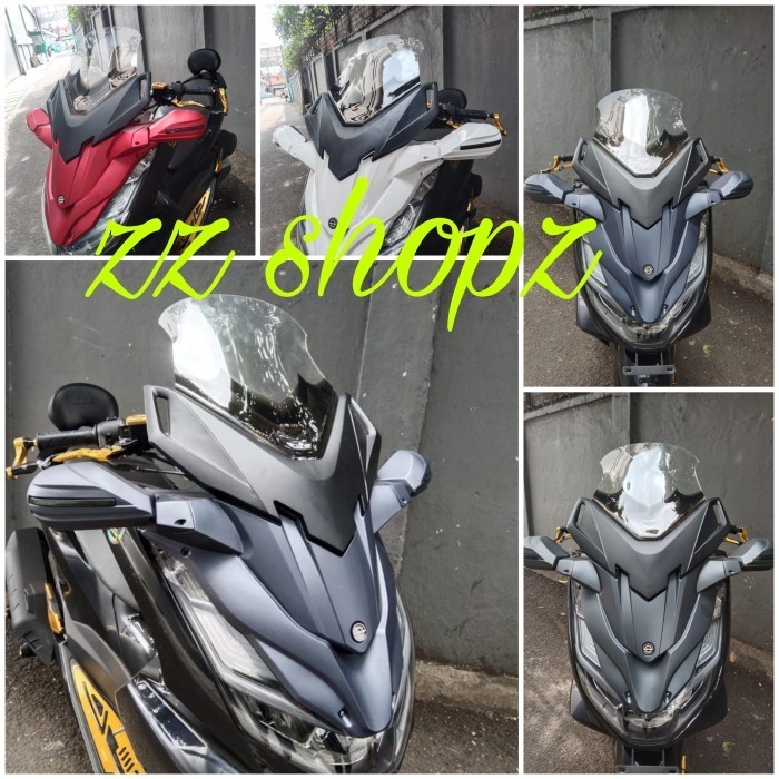 Tameng pcx 160 mhr visor Tameng plus spion pcx 160 mhr Cover depan pcx