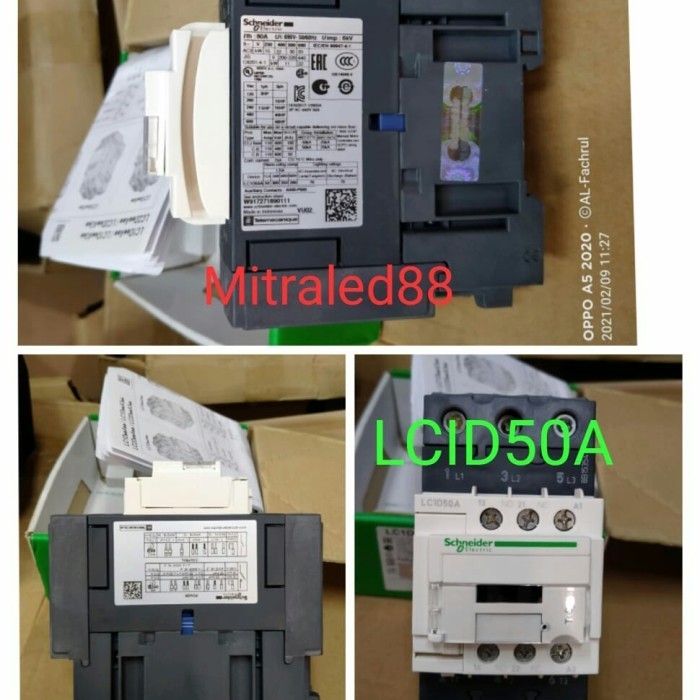Murah Kontaktor LCID 50 SCHNEIDER LCID50/LCID50M7 CONTACTOR 220V Telemecaniq