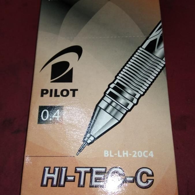 

Pena Pilot Hi-Tech 0,4Mm Hitam