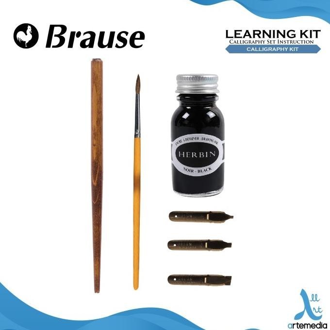 

Pena Kaligrafi Brause Learning Kit Calligraphy Set Instruction