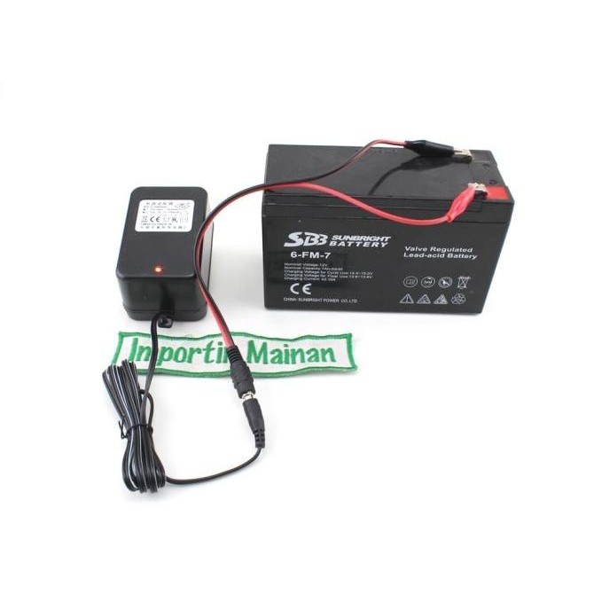 Kabel Charger 12V Mobilan Aki Anak|Charger Mobilan Aki|Gearbox Mobilan