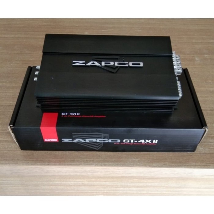 Power Mobil Amplifier Zapco St-4X Ii Amplifier 4 Chanel Class Ab Ori