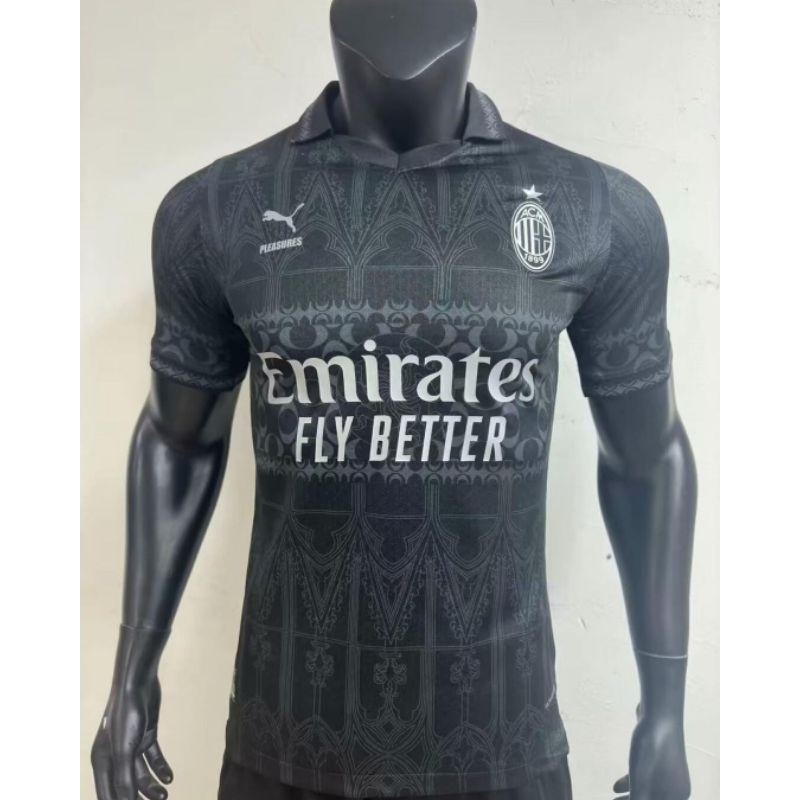 [BEST DEAL] JERSEY PLAYER ISSUE AC MILAN 4TH PLEASURE 2024 JERSEY PLAYER ISSUE PI