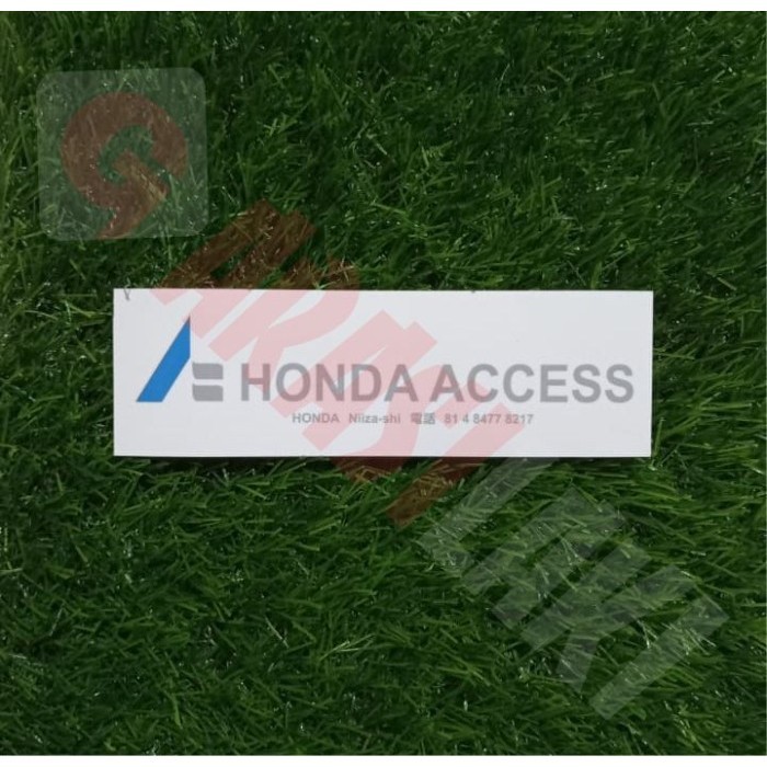 

Sticker Honda Access Panjang Tempel Dalam Kaca