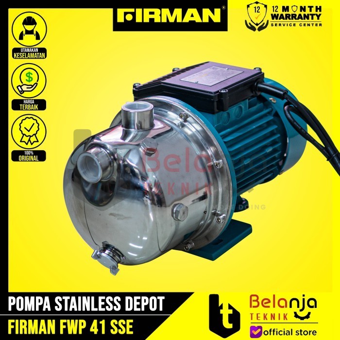 FIRMAN FWP41SSE POMPA STAINLESS STEEL DEPOT AIR MINUM FWP 41 SSE