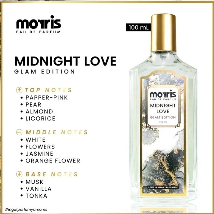 Parfum morris glam edition varian midnight love