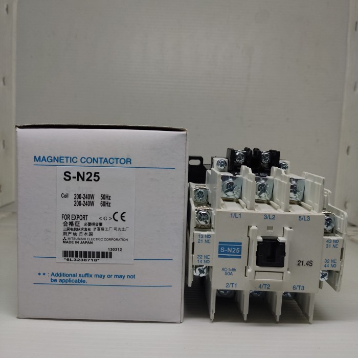 Terbaru Kontaktor / Contactor Mitsubishi S-N25 Sn-25 Sn25 220V Promo Terlaris