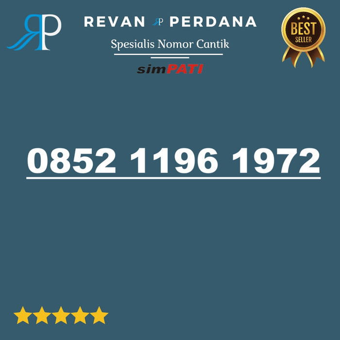nomor cantik simpati telkomsel 4g 5g tahun termurah OB52 1196 1972 rv054