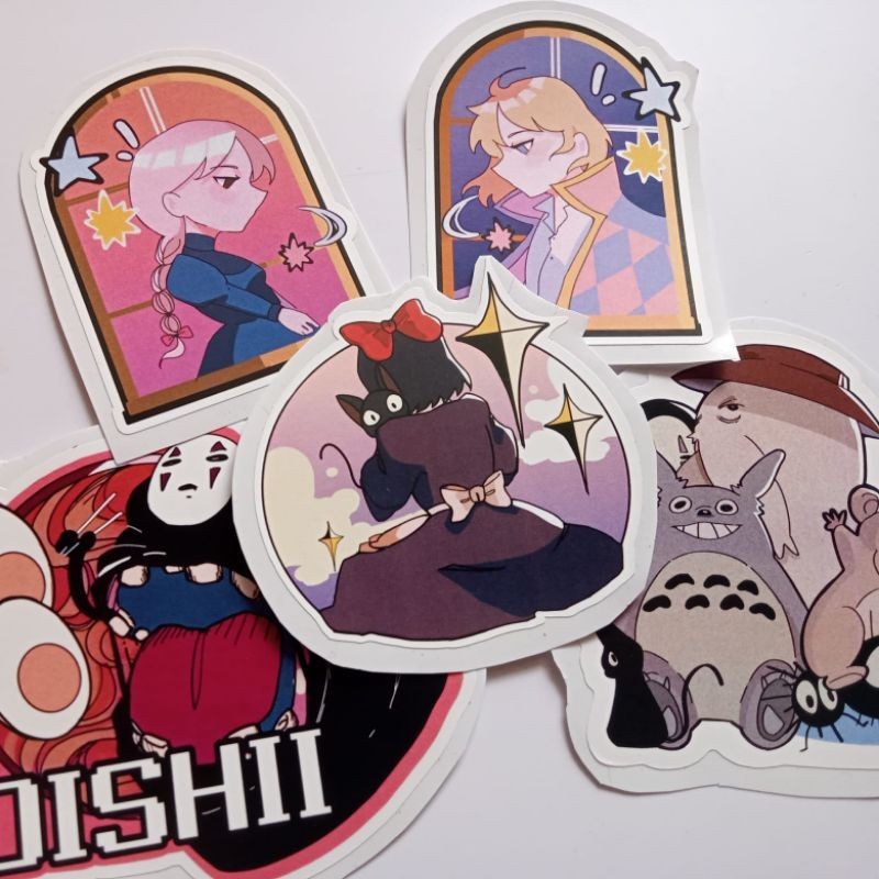 

GHIBLI STICKER || Stiker ghibli || Kiki || Totoro || Howl's moving castle || Spirited away