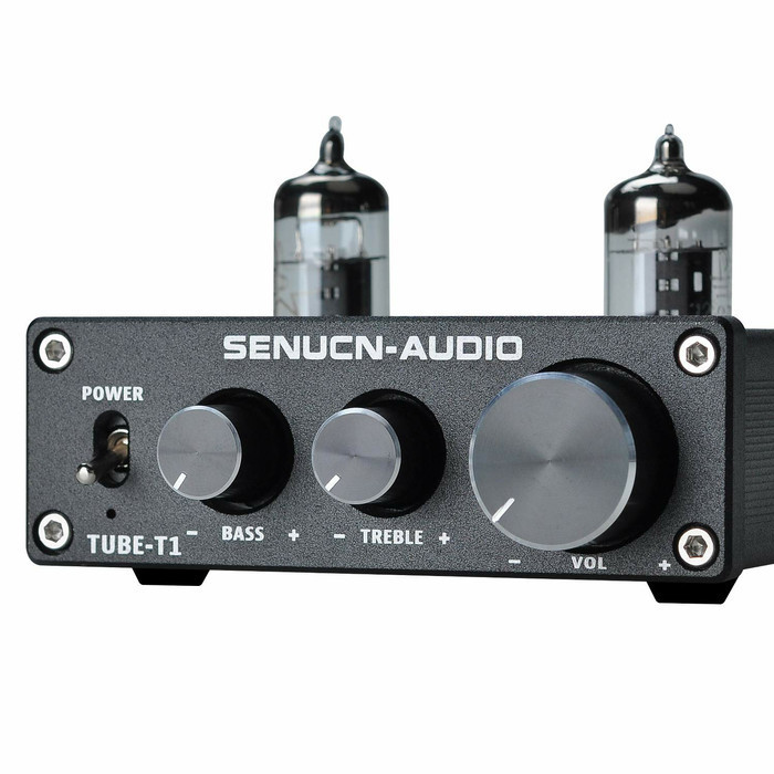 Ready stock] Original Senucn PreAmp Tabung Vacuum Tube 6J1 Bisa atur Bass Treble