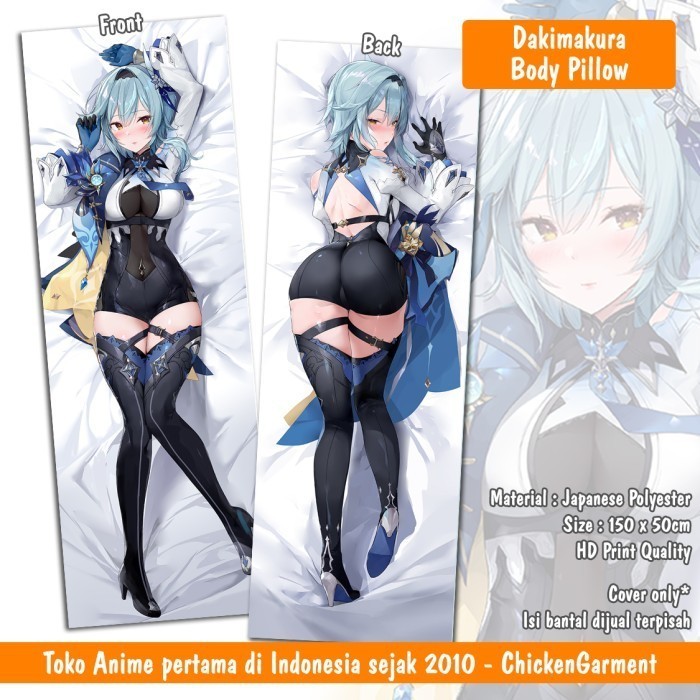 Ready Eula Dakimakura 2 - Sarung Bantal Guling - Genshin Impact