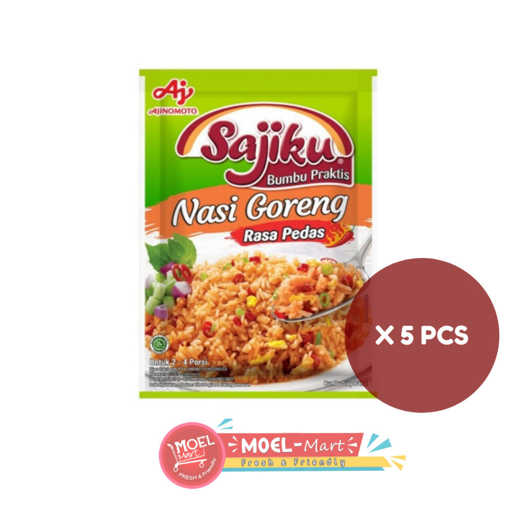 

SAJIKU Nasi Goreng Pedas 5pcs x 20gr