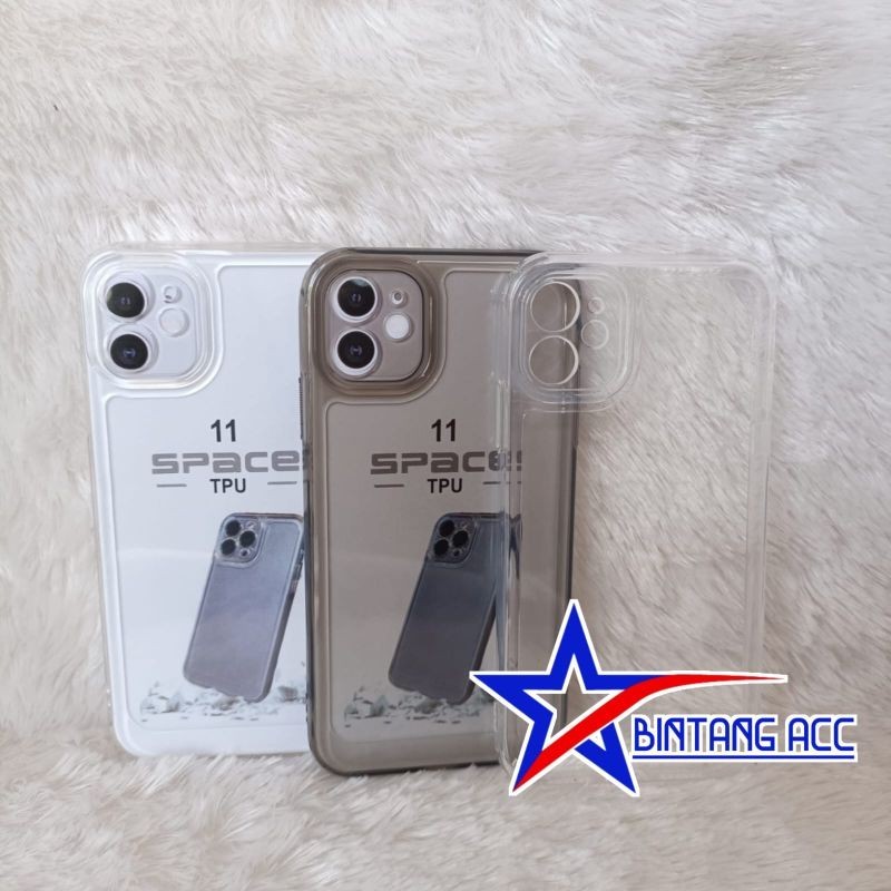 Soft Case Original  iPhone 11 Space transparan Protect Camera