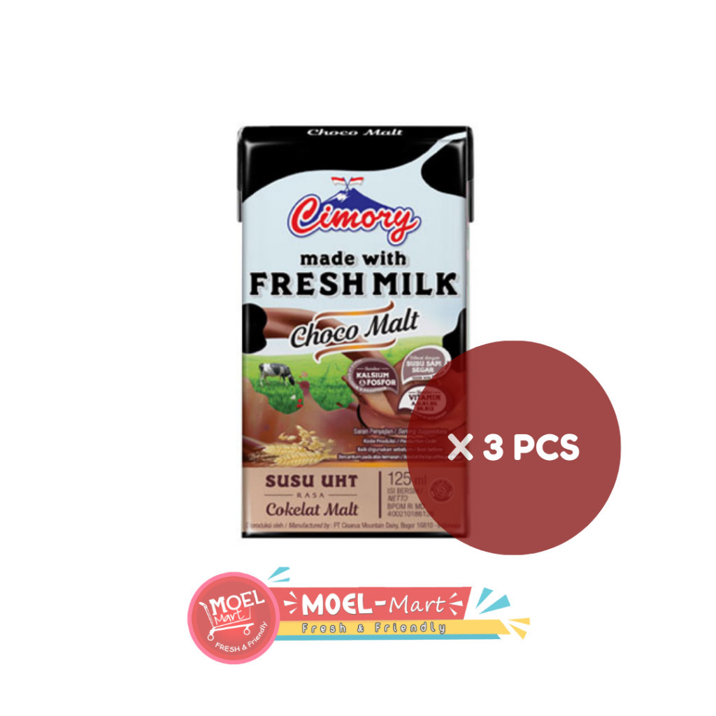 

CIMORY UHT CHOCO 3 Pcs x 125ML