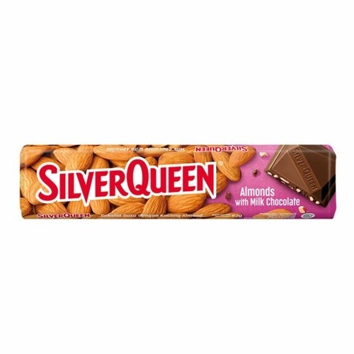 

SILVER QUEEN Almond Milk Choco 58 Gr