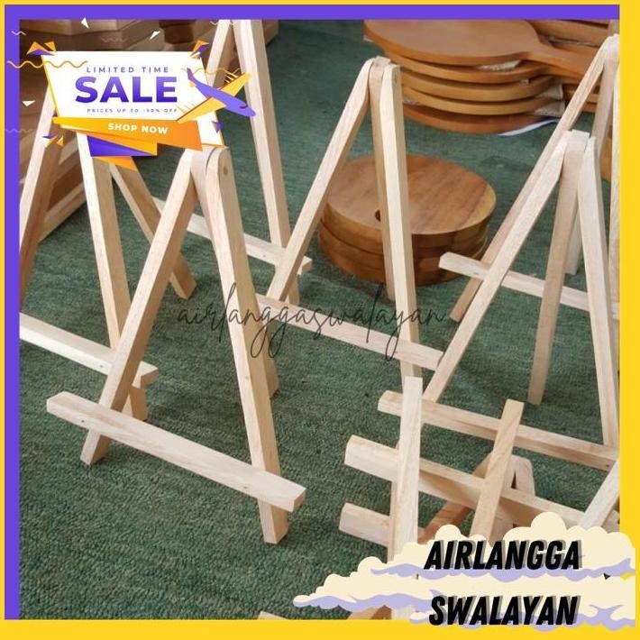 

WOODEN EASEL STAND TRIPOD KANVAS PHOYO LUKISAN UK 25X15CM ART DIY CRAF TERLARIS