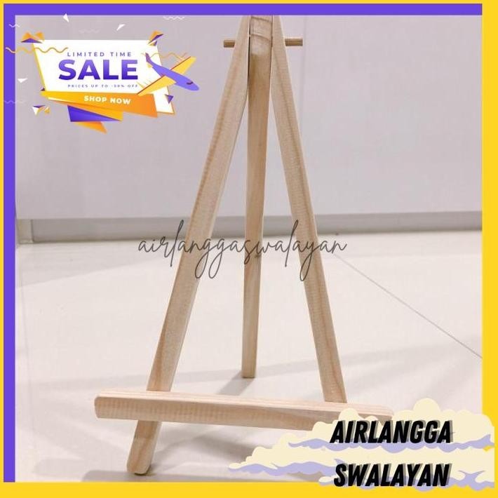 

WOODEN EASEL STAND TRIPOD KANVAS PHOTO LUKISAN UK 30X18CM ART DIY BEST SELLER