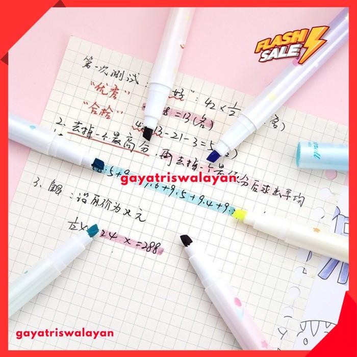 

6PCS SANRIO MYMELODY KUROMI STABILO SET HIGHLITER PENANDA PEWARNA LUCU TERMURAH