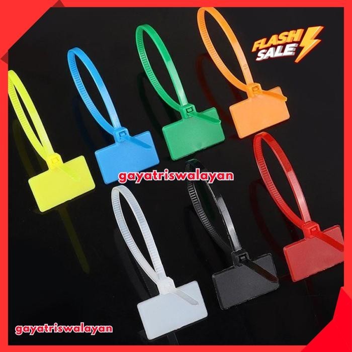 

LABEL MARKER KABEL TIS CABLE TIES NAME TAG LABEL TALI PENGIKAT KABEL TERJAMIN BEST