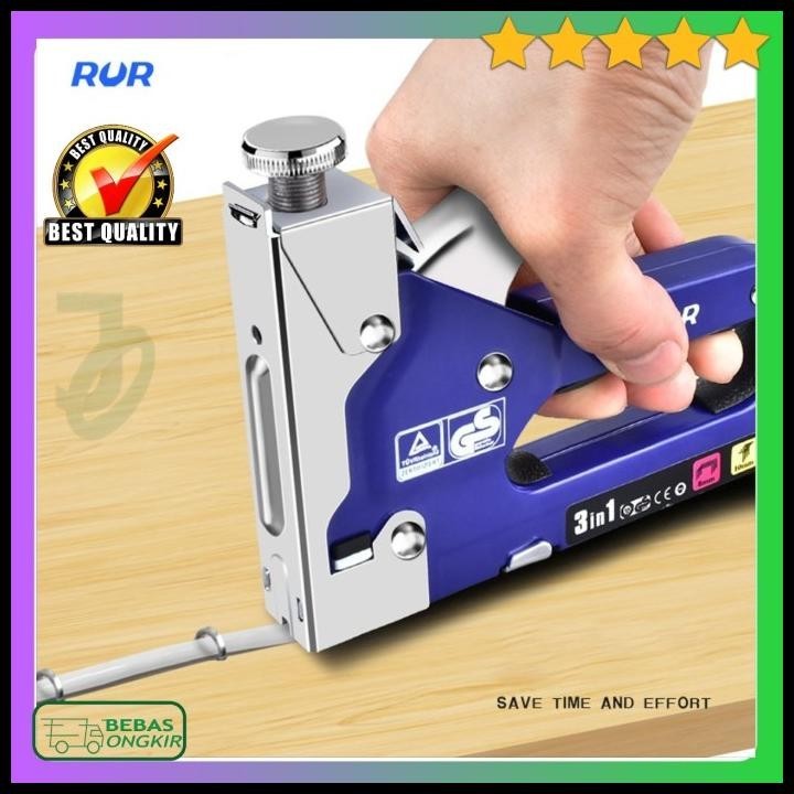 

TERBARU STAPLES TEMBAK 3 IN 1 MULTI PURPOSE NAILING MACHINE RUR R2010 !!!!!!!