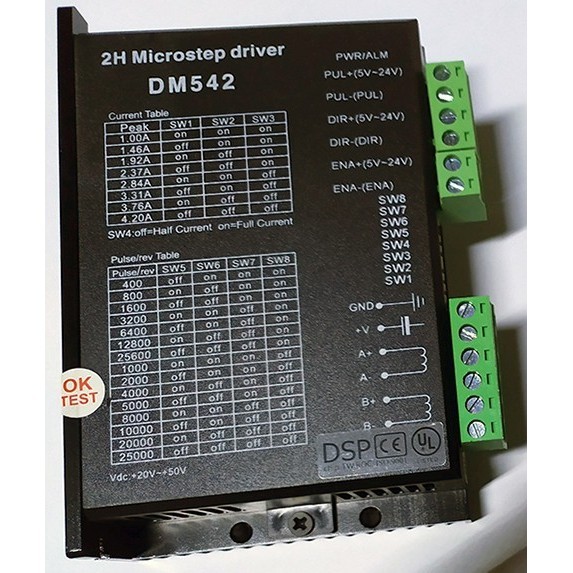 57 stepper motor driver DM542