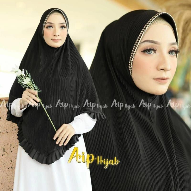 Hijab Instan AH-01 PAD Plisket Rempel By Aip Hijab