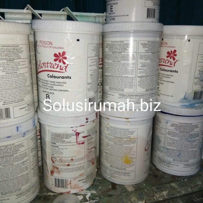 best seller] PAIL CAT KALENG CAT BEKAS PEWARNA PUTAR TUTUP 1LITER 1L pvc min 100