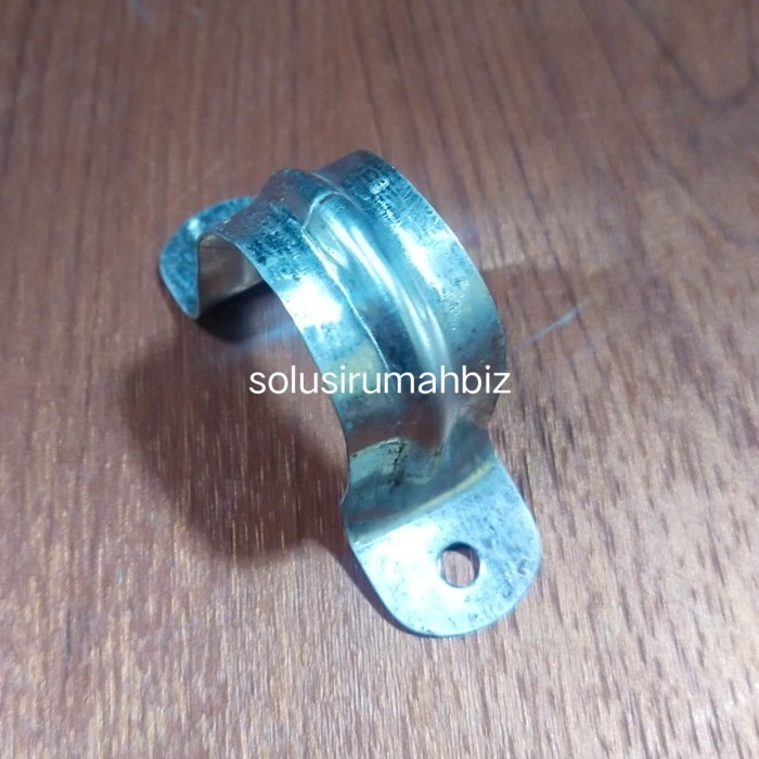 ~~~~~] perpcs Klem seng 1 inch plat pipa seng 1" omega besi plat galvanis