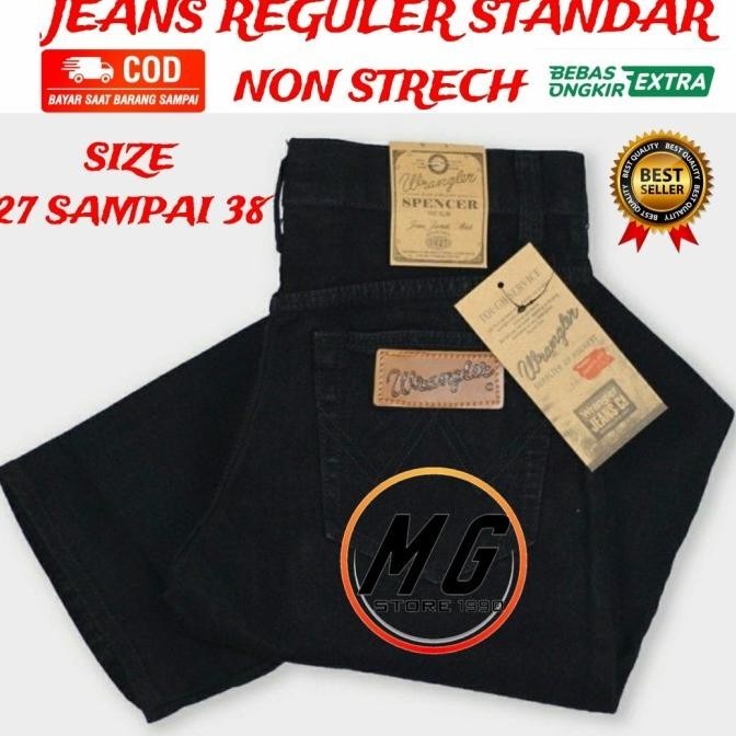 CELANA PANJANG JEANS STANDAR REGULER NON STRECH PRIA LAKI LAKI