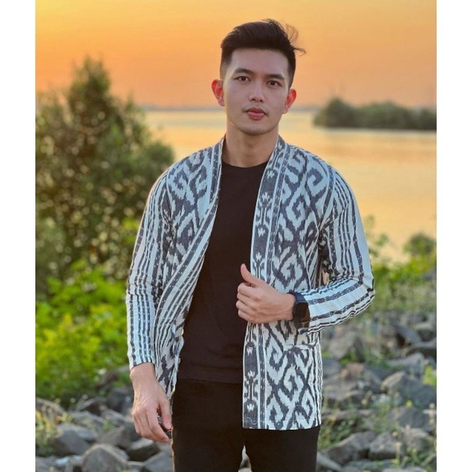 [NMDS COMPANY] PREMIUM CREWNECK sweater tenun - baju tenun pria - kimono tenun terbaru - atasan