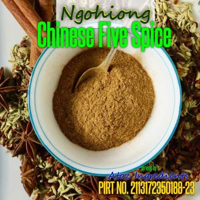 

Terlaris Chinese Five Spice 1 KG / Bumbu Ngo Hiong / Ngohiong 1 KG SALE