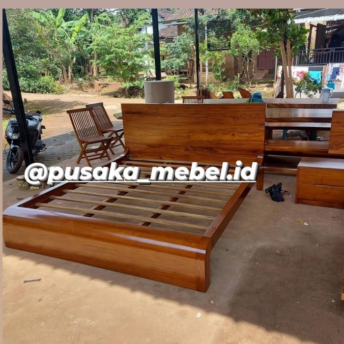 Dipan Minimalis Jati, Dipan Minimalis 180x200, Tempat Tidur Minimalis