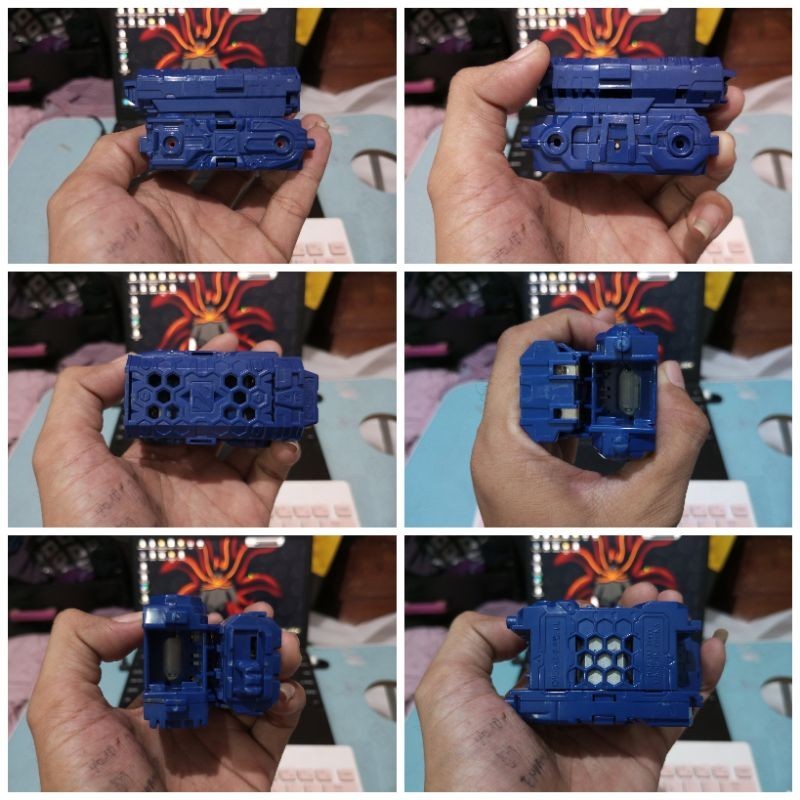 bandai crush gear zvt biru