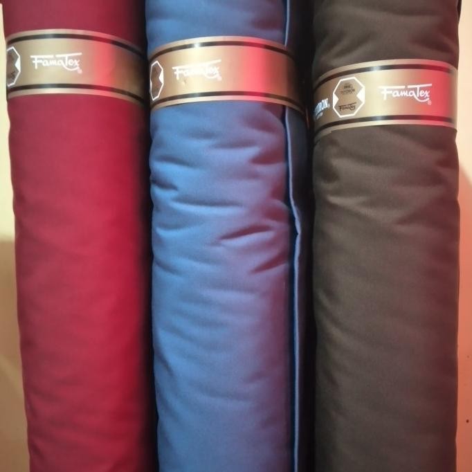 Harga Roll Kain Bahan Famatex Asli Seragam Sekolah