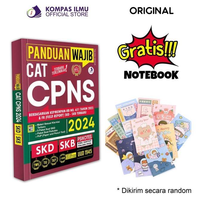 

Buku PANDUAN WAJIB CAT CPNS 2021-2022 SKD SKB TERBARU TERUPDATE