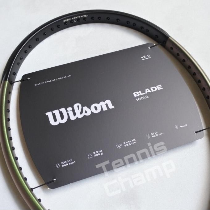 Raket Tenis Wilson Blade 100UL V8/ Tennis Racket Wilson Blade V8 Ori