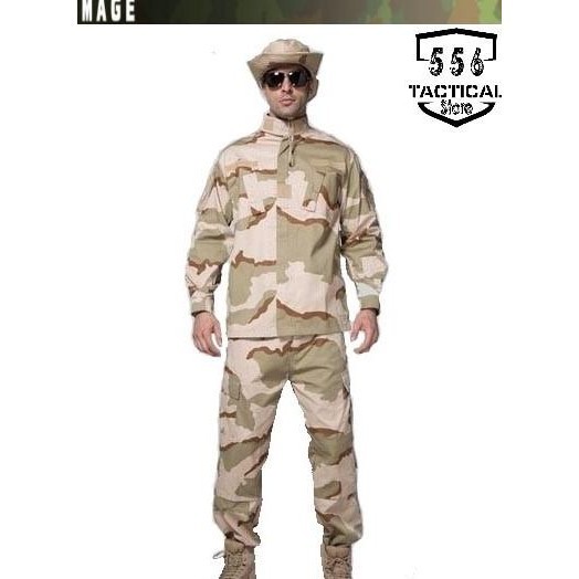 Seragam Bdu Loreng Gurun 3Dcu