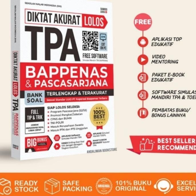 

buku tpa bappenas lolos TPA Pascasarjana promosi jabatan Cpns TNI