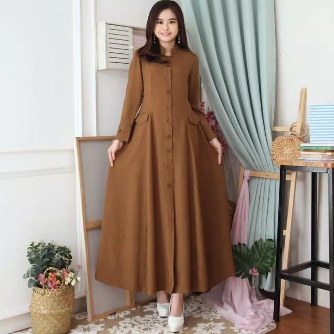 Gamis Pemda Seragam Dinas Pemda Baju Khaki Gamis Muslimah