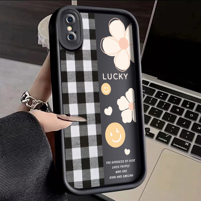 Casing Hp iPhone X Xr Xs Max Case Casing Kesing pelindung silikon HP lunak trendi Softcase telepon p