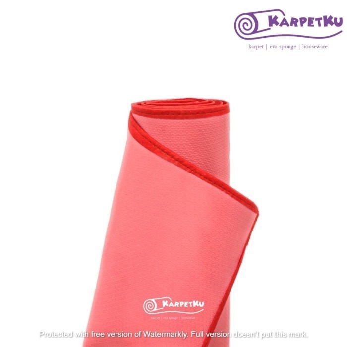 [Garfield Mat] Karpet / Tikar Lantai Plastik Spon Eva - Warna Polos