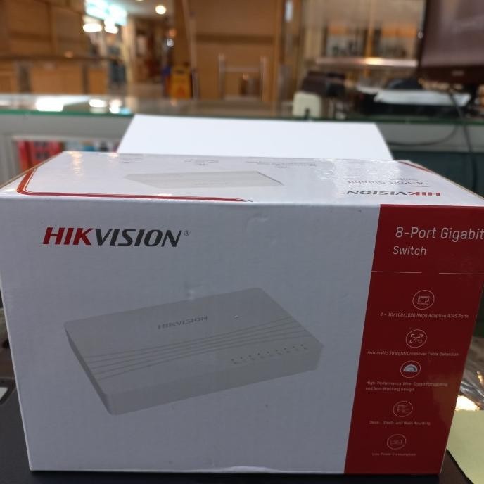 SWITCH HUB 4 PORT-8 PORT GIGABIT HIKVISION