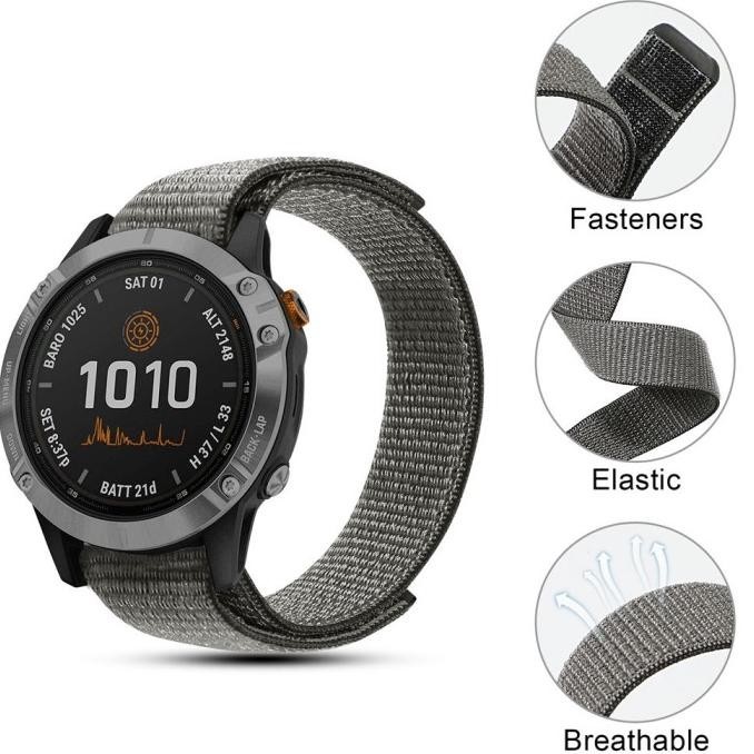 Tali Strap Kanvas Nylon Ultrafit 22MM Garmin Fenix 5 6 7 745 935 945